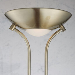 Luminosa Lighting Luminosa Rome Mother And Child Floor Lamp Antique Brass, Opal Glass, G9 - thumbnail 2