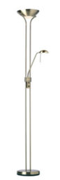 Luminosa Lighting Luminosa Rome Mother And Child Floor Lamp Antique Brass, Opal Glass, G9 - thumbnail 1