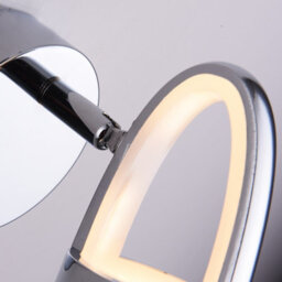 Harper Living Led Wall Spotlight, 1 Light Polished Chrome Non-Dimmable, Warm White 3000K - thumbnail 5