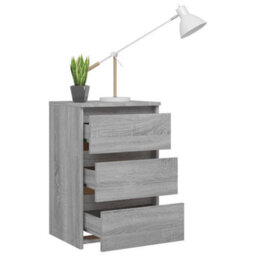 Berkfield Bed Cabinet Grey Sonoma 40X35X62.5 Cm Engineered Wood - thumbnail 6