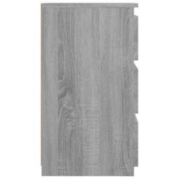 Berkfield Bed Cabinet Grey Sonoma 40X35X62.5 Cm Engineered Wood - thumbnail 4
