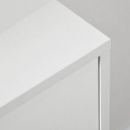 Wyld Haus Lerosa Scandi 3-Drawer White Chest With Natural Angled Wooden Legs 80W X 30D X 80H Cm - thumbnail 8