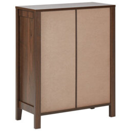 Wyld And Coco Sideboard Dark Brown Particle Board - 1 Drawer, 2 Shelves, Wall-Mountable - W66 X D30 X H80Cm - thumbnail 6