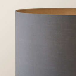 Valuelights Morrigan Grey Wood Shelf Tripod Floor Lamp With Charcoal Drum Shade - thumbnail 4