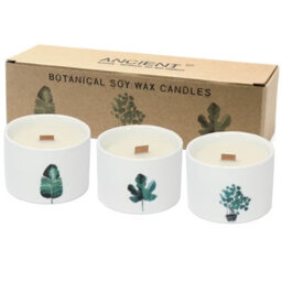 Serenityy Luxury Mulberry Harvest Candle Gift Set - Ceramic Jar, Wooden Wick, Botanical Design 27Hr Burn Time - thumbnail 1