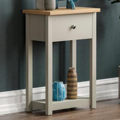 Lassic Vida Designs Arlington Grey 1 Drawer Console Table With Undershelf - image 1