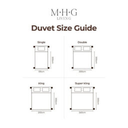 MHG Living 7.5 Tog Hotel Quality Spring/autumn Duvet - 100% Cotton, Soft, Breathable & Hypoallergenic - Super King - thumbnail 7