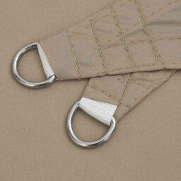 Berkfield Sun Shade Sail Taupe 2X2X2 M 100% Polyester Oxford - thumbnail 5