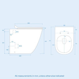 Nes Home Matte Grey 1000mm Vanity Basin Wc Vanity Unit & Btw Toilet - thumbnail 8