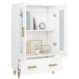 Berkfield Highboard White 70X31X115 Cm Engineered Wood - thumbnail 4