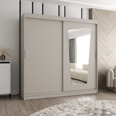 Arte Cashmere Wardrobe 200Cm - Affordable Serenity For Compact Spaces - image 1