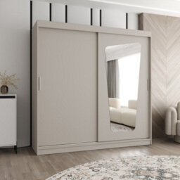 Arte Cashmere Wardrobe 200Cm - Affordable Serenity For Compact Spaces - thumbnail 1