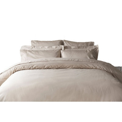 Belledorm Egyptian Cotton Square Continental Pillowcase Taupe (65Cm X 65Cm)