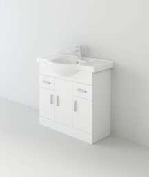 Veebath Rosina 1500mm Bath Vanity Unit, Toilet & Taps Bathroom Suite - thumbnail 2