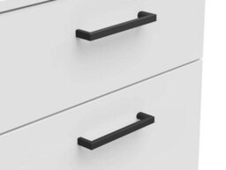 Impact Furniture Narrow Cabinet Small Storage Drawer Unit Slim White Space Saving Cupboard Multi - thumbnail 9