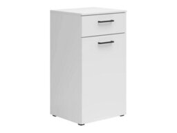 Impact Furniture Narrow Cabinet Small Storage Drawer Unit Slim White Space Saving Cupboard Multi - thumbnail 5