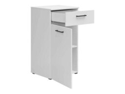 Impact Furniture Narrow Cabinet Small Storage Drawer Unit Slim White Space Saving Cupboard Multi - thumbnail 6