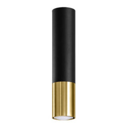 Luminosa Lighting Luminosa Loopez Surface Mounted Downlights Flush Light Black, Gold Gu10 - thumbnail 3