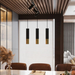 Luminosa Lighting Luminosa Loopez Surface Mounted Downlights Flush Light Black, Gold Gu10 - thumbnail 7