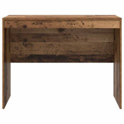 Berkfield Rustic Rustic Writing Desk Old Wood Solid Wood 100 X 50 X 76 Cm - thumbnail 5