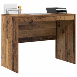 Berkfield Rustic Rustic Writing Desk Old Wood Solid Wood 100 X 50 X 76 Cm - thumbnail 3