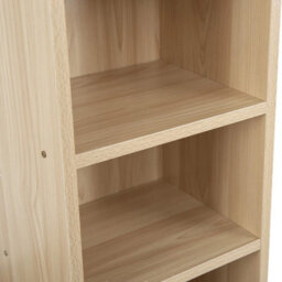 Natural 6 Tiers Wooden Cd Dvd Media Storage Rack - thumbnail 6