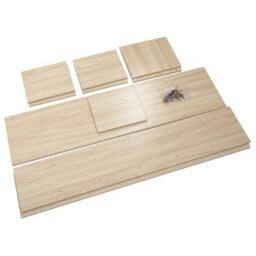 Natural 6 Tiers Wooden Cd Dvd Media Storage Rack - thumbnail 7