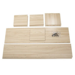 Natural 6 Tiers Wooden Cd Dvd Media Storage Rack - thumbnail 5