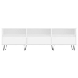 Berkfield Sturdy Tv Cabinet White 150X30X44.5 Cm Engineered Wood - thumbnail 5
