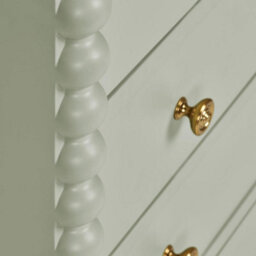 Statement Furniture Cromwell 2 Over 3 Chest Of Drawers With Bobbin Design - Pale Olive - thumbnail 9