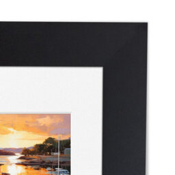 Ak Frames Matte Black 16X9 Frame With 12X5 Mount And Perspex Front - thumbnail 9