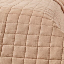Homescapes Cotton Quilted Reversible Bedspread Chocolate Mink Brown, 200 X 200 Cm - thumbnail 5