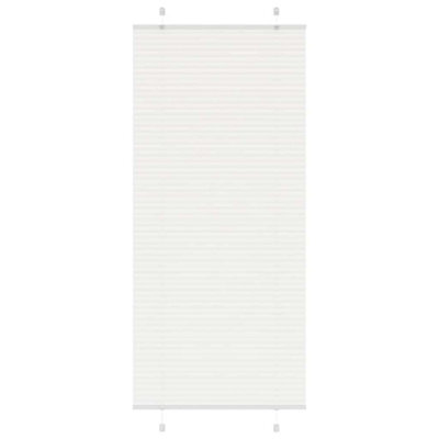 Walplus Pleated Blind White 100X200 Cm Fabric Width 99.4 Cm Polyester - image 1