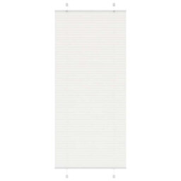 Walplus Pleated Blind White 100X200 Cm Fabric Width 99.4 Cm Polyester - thumbnail 1