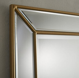 The Online Mirror Shop Wall Mirror Venetian Rectangular Shape With Gold Frame- H 110Cm X W 80Cm For Hanging In Living Room, Bedroom, Hallway - thumbnail 3