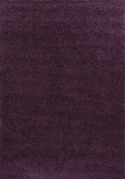 Modern Extra Large Small Soft 5Cm Shaggy Non Slip Bedroom Living Room Carpet Runner Area Rug - Violet 160 X 230 Cm - thumbnail 1