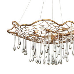 Luminosa Lighting Elstead Lisa Mcdennon By Hinkley Laguna 6 Light Pendant Light Burnished Gold - thumbnail 2