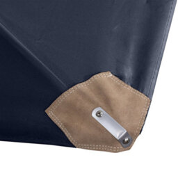 Styx 3M X 2M Deluxe Wooden Parasol In Navy - thumbnail 4