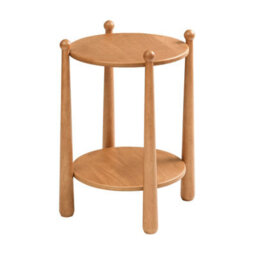 MH London Pablo Side Table Solid Wood Bedside Table For Living Room And Bedroom - thumbnail 2