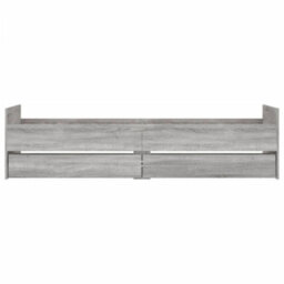 Berkfield Bed Frame With Drawers Without Mattress Grey Sonoma 90X190 Cm Single - thumbnail 6