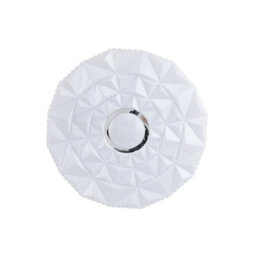 Luminosa Lighting Luminosa Kelmi 33Cm Decorative Flush Ceiling Light White 4000K Neutral White - thumbnail 1