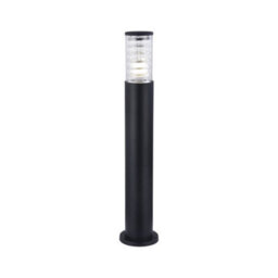 Luminosa Lighting Luminosa Bronx Outdoor Floor Bollard Lamp Black, 1 Light Ip54, E27 - thumbnail 1