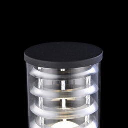 Luminosa Lighting Luminosa Bronx Outdoor Floor Bollard Lamp Black, 1 Light Ip54, E27 - thumbnail 9