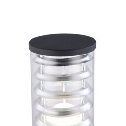 Luminosa Lighting Luminosa Bronx Outdoor Floor Bollard Lamp Black, 1 Light Ip54, E27 - thumbnail 8