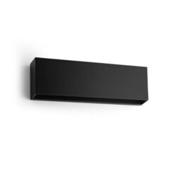 CGC Lighting Cgc Darna Black Slim Led Outdoor Wall Light Up And Down 4000K Natural White Ip65