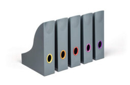Durable Varicolor Magazine Rack Document Desk File Organiser - 5 Pack - A4 - thumbnail 1