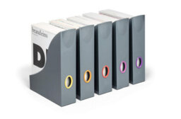 Durable Varicolor Magazine Rack Document Desk File Organiser - 5 Pack - A4 - thumbnail 2