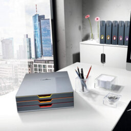 Durable Varicolor Magazine Rack Document Desk File Organiser - 5 Pack - A4 - thumbnail 9