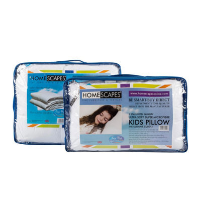 Homescapes Kids 10.5 Tog Super Microfibre Duvet & Pillow Set - image 1