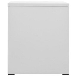 Berkfield Filing Cabinet Light Grey 46X62X72.5 Cm Steel - thumbnail 4
